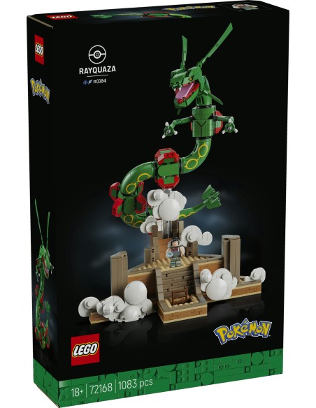 LEGO Pokémon 72168 – Rayquaza Sky Pillar Display Set LEG6589499 Lego | Futurartshop.com