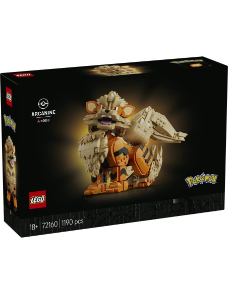 LEGO Pokémon 72160 – Arcanine Buildable Display Model 18+ LEG6589483 Lego | Futurartshop.com