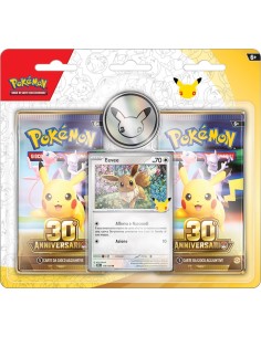 Pokemon ITA 30th Anniversario Blister 2 Buste GAMPK10666 The Pokémon Company | Futurartshop.com