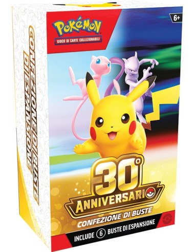 Pokemon ITA 30th Anniversario Bundle 6 Buste GAMPK10451 The Pokémon Company | Futurartshop.com