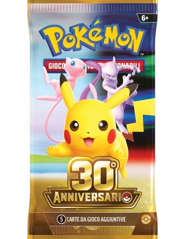 Pokemon ITA 30th Anniversario Bundle 6 Buste GAMPK10451 The Pokémon Company | Futurartshop.com