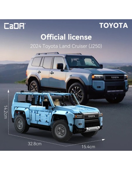 CaDA Toyota Land Cruiser Prado J250 1:14 Remote Control - 586 pcs