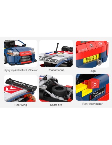CaDA Citroën C4 WRC 2008 1:20 Remote...