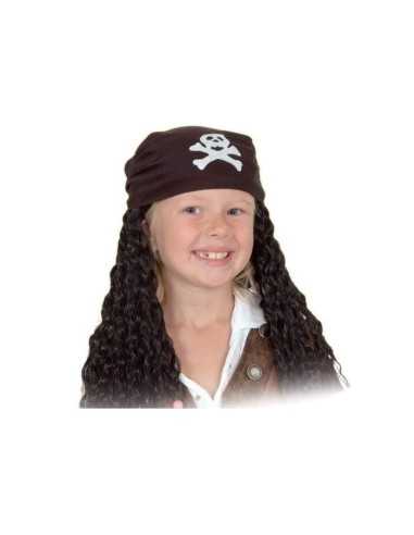 parrucca pirata bambino con bandana FIO72077 Fiori Paolo | Futurartshop.com