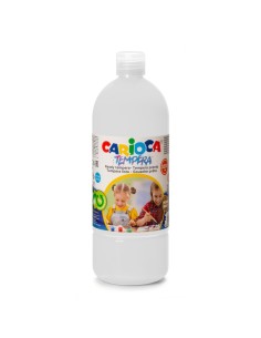 Carioca Tempera Pronta Bianco 1 Litro - Colore Super...