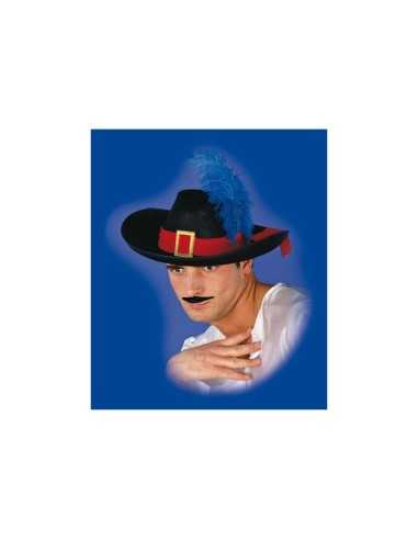 Black pirate adult hat in felt RIO8114 Nuova Rio | Futurartshop.com