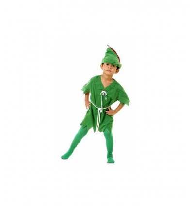 Karneval Peter Pan Kostüm 5-7 Jahre 373065 Grandi giochi- Futurartshop.com