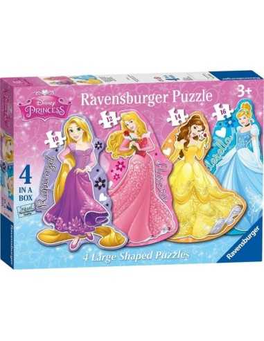 puzzle delle 4 principesse disney  RAV073986 Ravensburger | Futurartshop.com