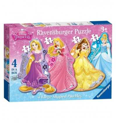 the disney princess 4 puzzles  073986 Ravensburger- Futurartshop.com