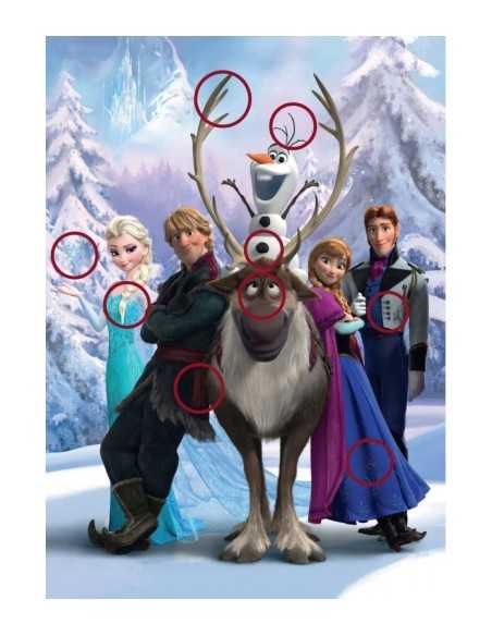 trova le differenze puzzle frozen RAV105571 Ravensburger | Futurartshop.com