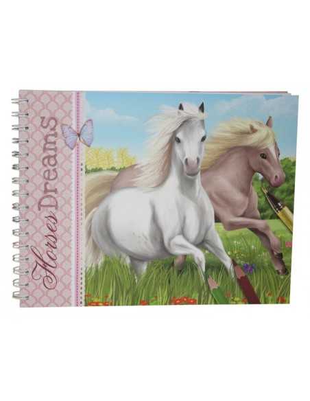 album da colorare horses dreams 163261 Crems | Futurartshop.com