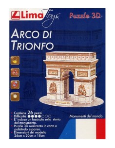 3D puzzle Arc de Triomphe 2094054438146 Hornby | Futurartshop.com