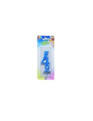 Candle maxi 4 heavenly number  2237305264358 New Bama Party | Futurartshop.com