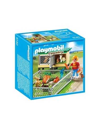 Recinto dei conigli con gabbia PLA6140 Playmobil | Futurartshop.com