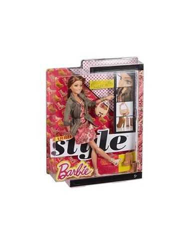 personaggio Barbie Giaccone verde militare con abito rosa MATBLR55/CFM78 Mattel | Futurartshop.com