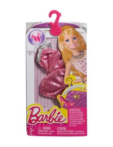 Look Fashion Barbie top rosa con glitter MATCFX73/CFX76 Mattel | Futurartshop.com