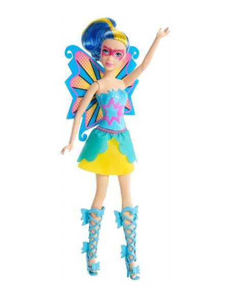 super Barbie princess dress with blue and yellow hair MATCDY65/CDY67 Mattel | Futurartshop.com