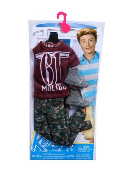Ken Fashion shirt with khaki pants MATCFY02/CFY04 Mattel | Futurartshop.com