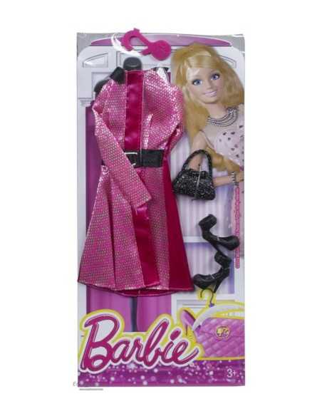 Barbie look Glamour Vestito Fuxia lungo con cintura MATCFX92/CFX96 Mattel | Futurartshop.com