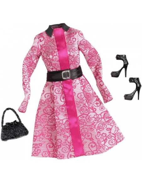 Barbie Glamour Fuchsia Dress look along with belt MATCFX92/CFX96 Mattel | Futurartshop.com