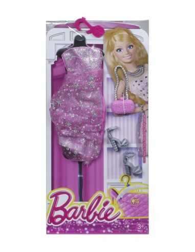 Barbie Glamour Look pink dress long MATCFX92/CFX98 Mattel | Futurartshop.com