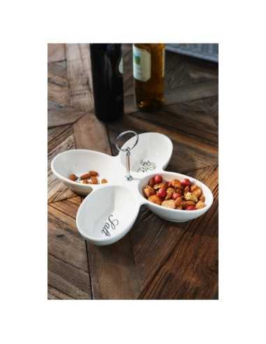 party hors d'oeuvre serving plate RIV202830 Riviera maison | Futurartshop.com