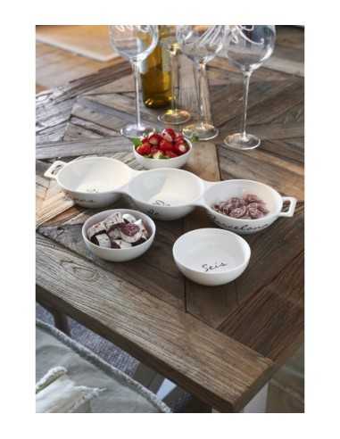antipastiera andalusian serving set RIV211360  | Futurartshop.com