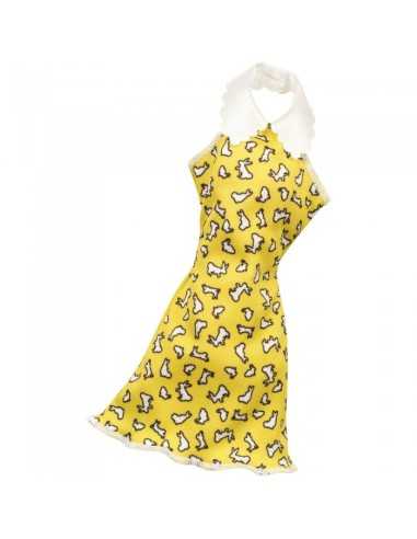 barbie dresses long yellow tube MATCFX65/CFX66 Mattel | Futurartshop.com