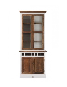 credenza Driftwood cabinet w winerack sgl P0021342  | Futurartshop.com