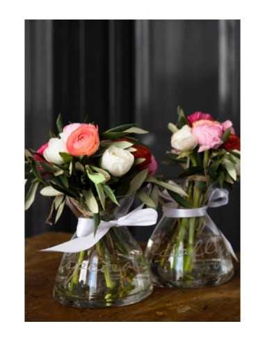 Vaso vetro con scritta "specialmente per te", Vase especially for you RIV111610 Riviera maison | Futurartshop.com