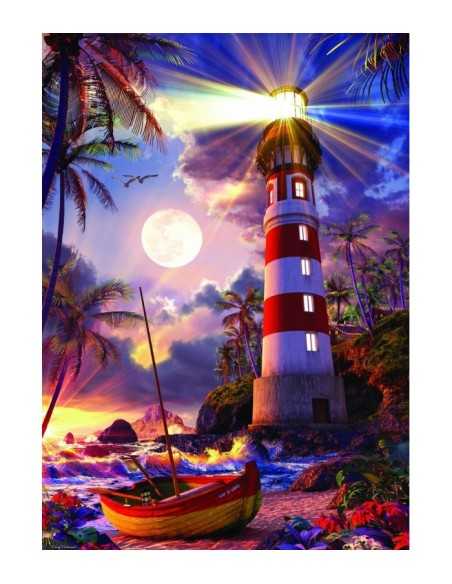 faro sulla spiaggia puzzle 1000 pezzi 121771 Ravensburger | Futurartshop.com