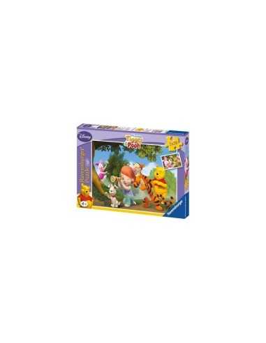 puzzle winnie the pooh con amici 2x20 pezzi 121574 Ravensburger | Futurartshop.com