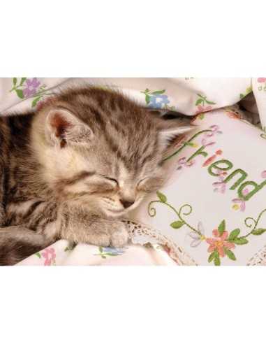 sleeping kitten puzzle 1500 PCs 121780 Ravensburger | Futurartshop.com