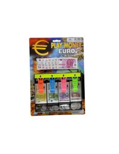 Blister coins and banknotes euro with cash MAG355085 Grandi giochi | Futurartshop.com