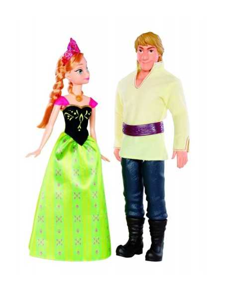 Anna doll with Kristoff 30 cm MATBDK35 Mattel | Futurartshop.com