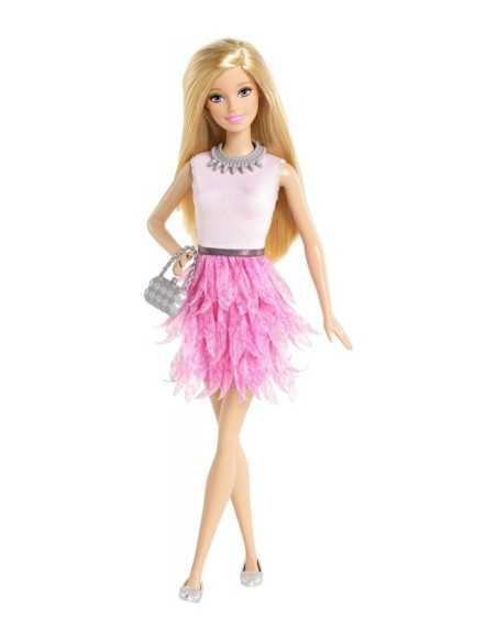 barbie fashionistas con abito rosa corto MATBCN36/CFG13 Mattel | Futurartshop.com