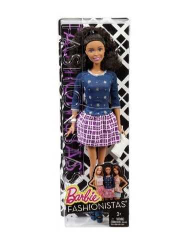 barbie fashionista con abito blu e lilla MATBCN36/CFG17 Mattel | Futurartshop.com