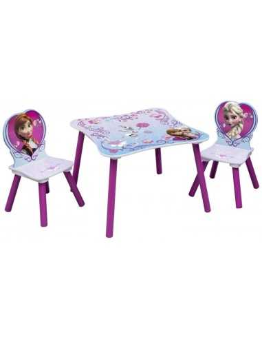 frozen table with shaped chairs 2 GIOHDG89498 Giochi Preziosi | Futurartshop.com