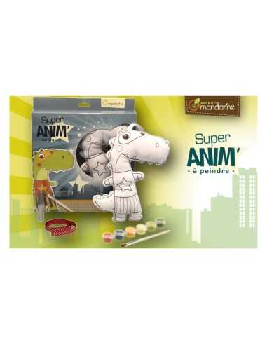 Super anim dino decorations with painting QUO42623O Avenue Mandarine | Futurartshop.com