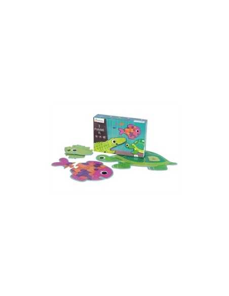 3 animal Shapes puzzle  QUO42700O Avenue Mandarine | Futurartshop.com