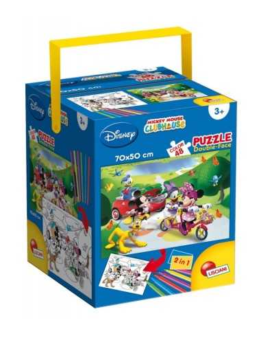 puzzle double face 48 pezzi mickey mouse BIM0003428 Lisciani | Futurartshop.com