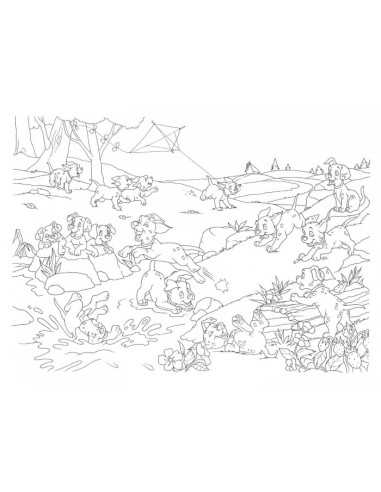 puzzle double face Carica dei 101 BIM0003430 Lisciani | Futurartshop.com