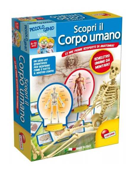 kit scientifico scopri il corpo umano BIM0003433 Lisciani | Futurartshop.com