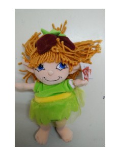 Black 24 cm plush with green dress LAG720662/VER Lelly | Futurartshop.com