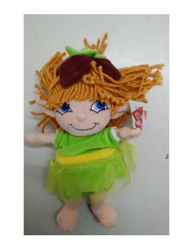 peluche bambolina 30 centimetri con vestito verde LAG720663/VER Lelly | Futurartshop.com