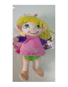 peluche bambolina farfallina 30 centimetri vestito rosa LAG720663/ROS Lelly | Futurartshop.com