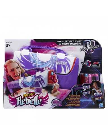 pistola nerf rebelle secrete con 4 dardi colore lilla HASB0647EU40/B0474 Hasbro | Futurartshop.com