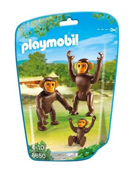 Chimpanzee family in bag PLA6650 Playmobil | Futurartshop.com