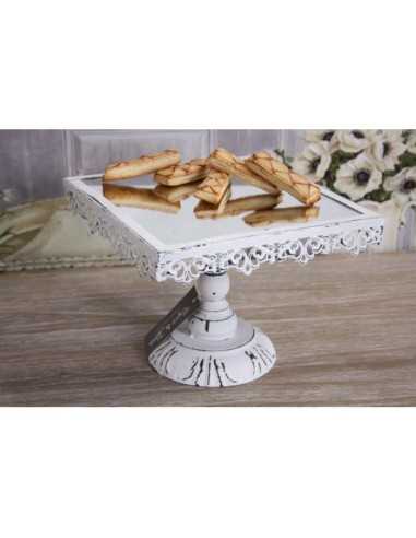 Alzatina quadrata merletto big INNAF237 Innovaliving | Futurartshop.com