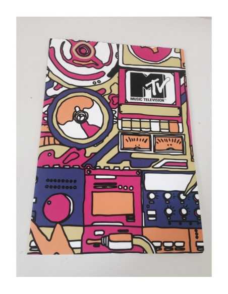 notebook A4 line 5 mm MTV 9 models ACC151423 Accademia | Futurartshop.com